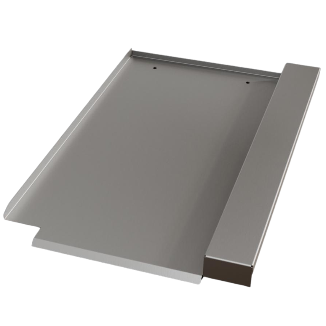 PV-Dachziegel für Bramac Topas in alu grau – passgenauer Aluminium-Ersatzziegel zur sicheren Photovoltaik-Montage auf Planum-Ziegeldächern