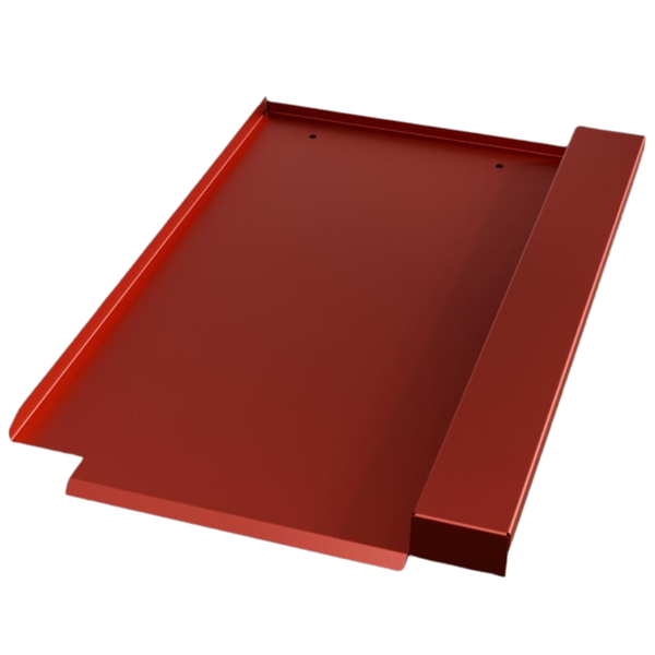 PV-Dachziegel für Wienerberger Cosmo in Ziegelrot – passgenauer Aluminium-Ersatzziegel zur sicheren Photovoltaik-Montage auf Wienerberger-Dächern
